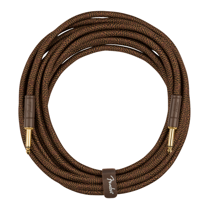Fender Paramount 18.6' Acoustic Instrument Cable, Brown Cables