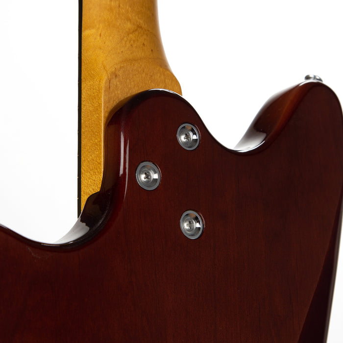 Harmony Limited Edition Silhouette Flame Maple Top Vintage Natural Electric Guitar