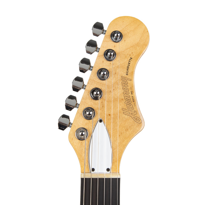 Harmony Limited Edition Silhouette Flame Maple Top Vintage Natural Electric Guitar
