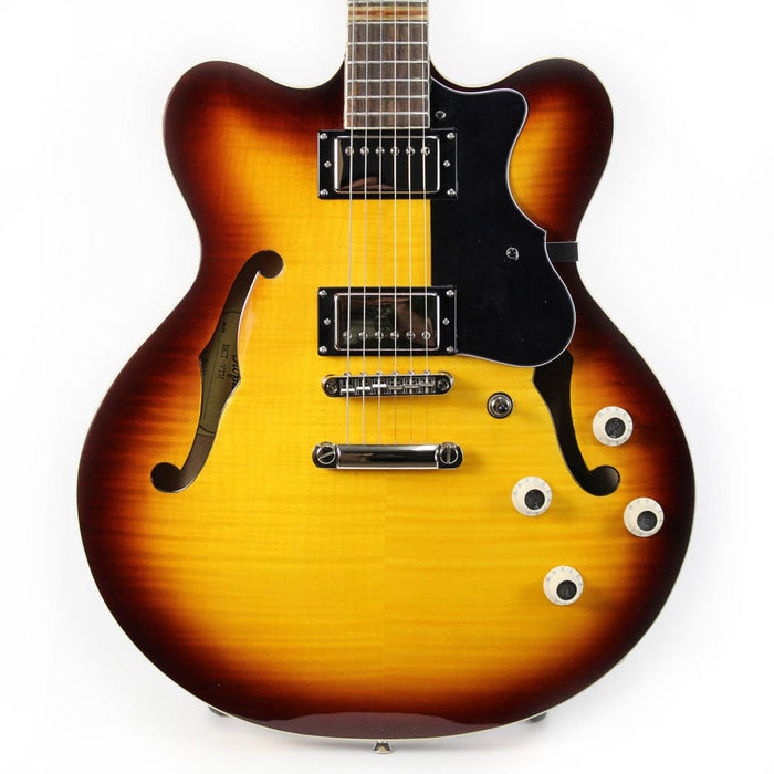 Hofner Contemporary Verythin Guitar Sunburst - HCT-VTH-SB-O