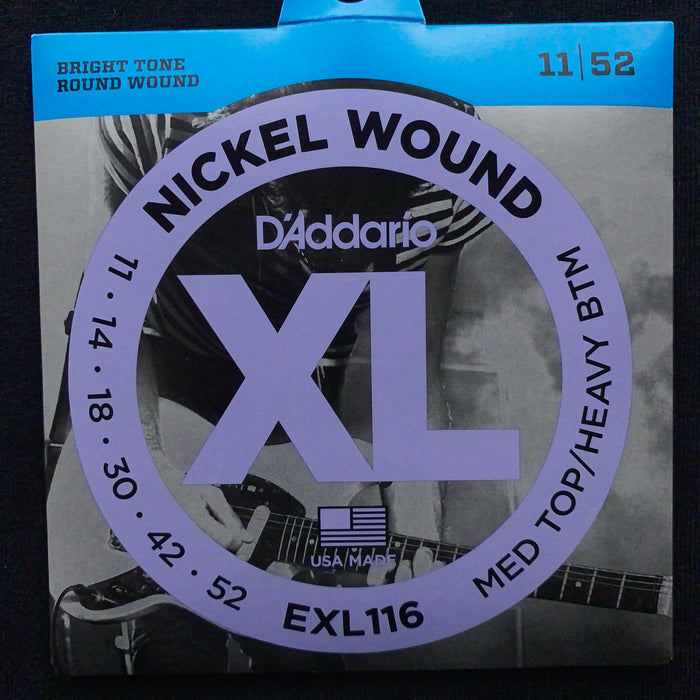 D'Addario EXL116 Set Electric Guitar XL Medium/ Heavy Strings