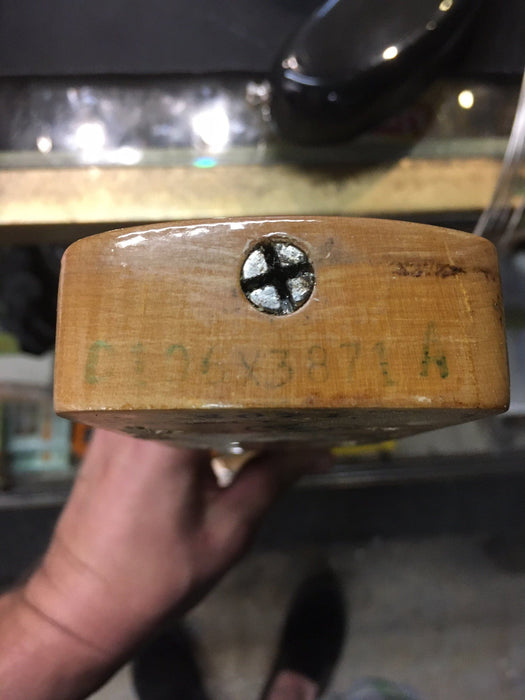 Vintage 1977 Fender Precision Bass Maple Neck Black With OHSC