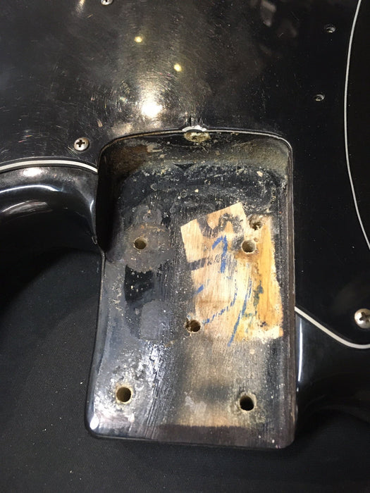 Vintage 1977 Fender Precision Bass Maple Neck Black With OHSC