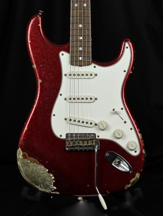 Fender Custom Shop '68 Heavy Relic Stratocaster Ash Body Red Sparkle