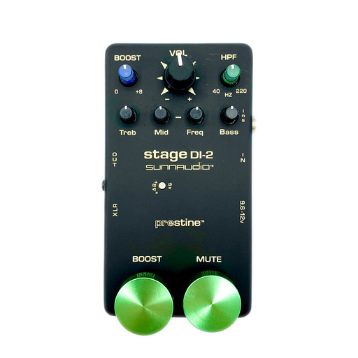 Sunnaudio Stage DI-2 Prestine Preamp/EQ/DI Pedal