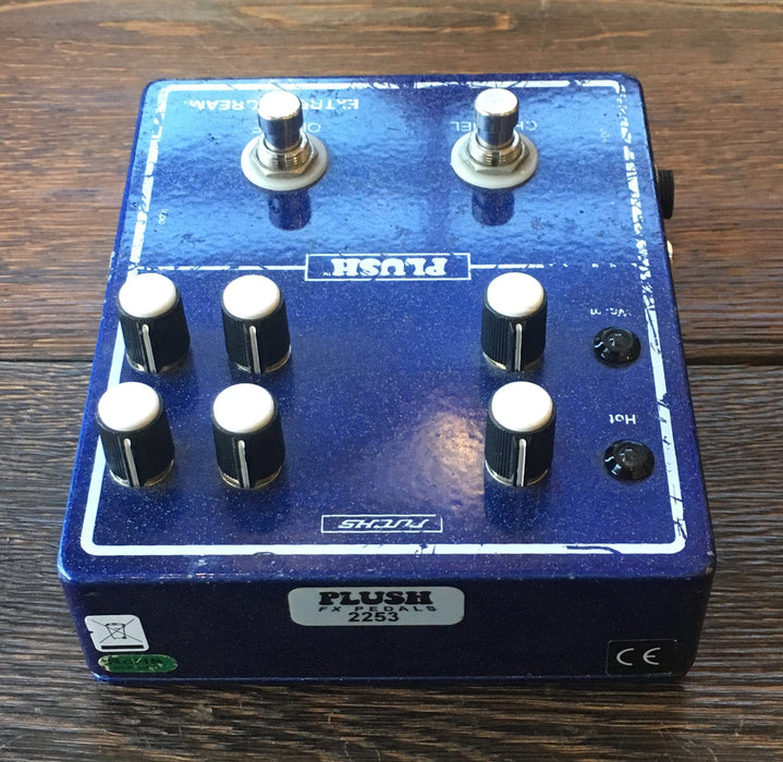 Used Fuchs Plush Extreme Cream Overdrive Guitar Effect Pedal