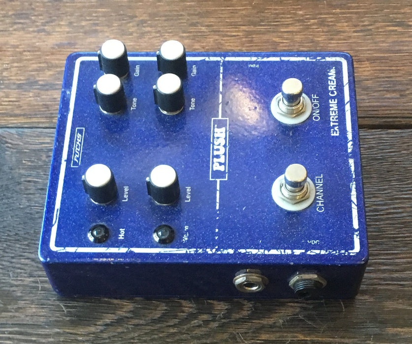 Used Fuchs Plush Extreme Cream Overdrive Guitar Effect Pedal