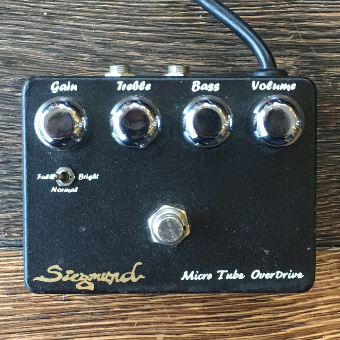 Used Siegmund Micro Tube Overdrive Guitar Effect Pedal With Box