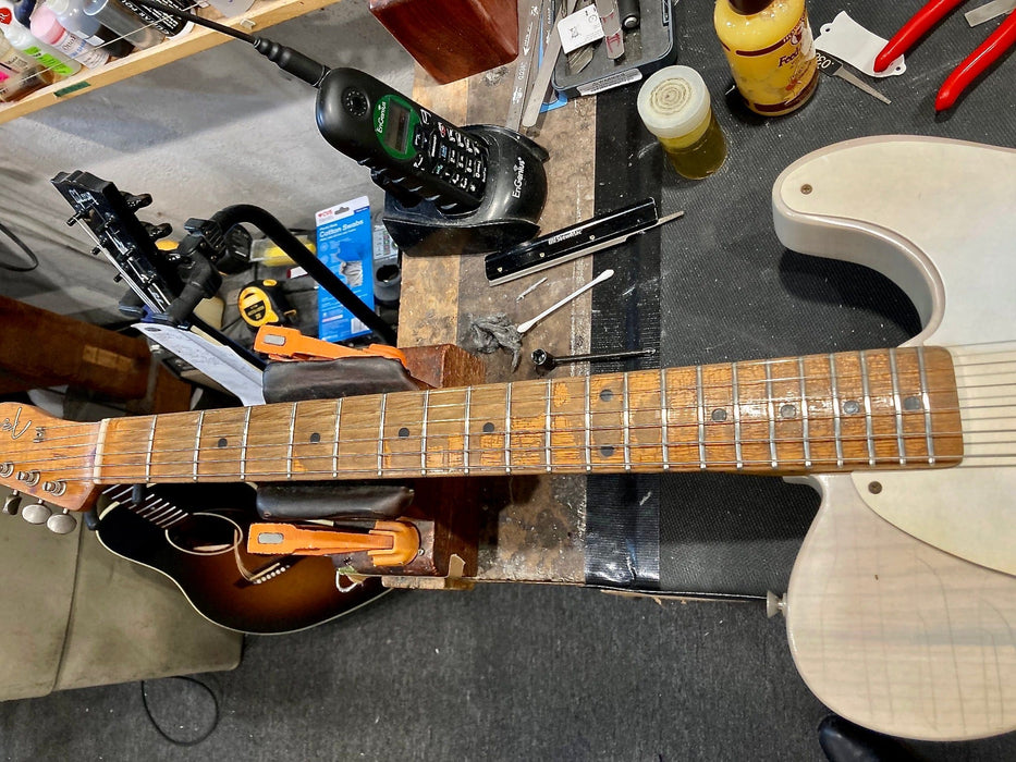 Vintage 1958 Fender Esquire White Blonde With Case