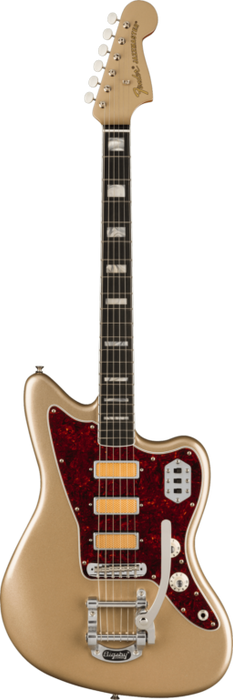 Fender Gold Foil Jazzmaster Ebony Fingerboard Shoreline Gold With Gig Bag