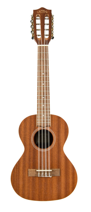 Lanikai MA-8T Mahogany 8 String Tenor with Kula Preamp Acoustic Electric Ukulele