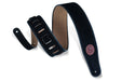 Levy's MSS3-BLK 2 1/2" Wide Black Suede Guitar Strap