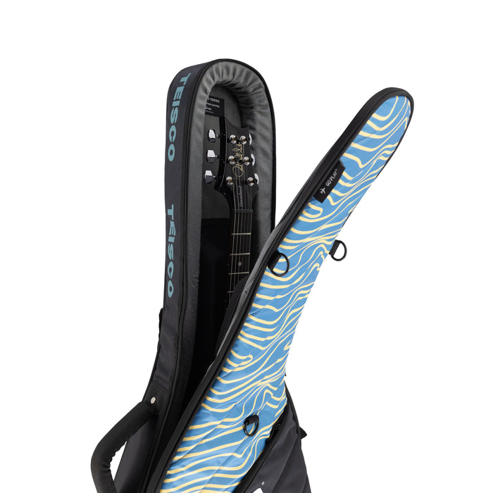 Mono X Teisco Vertigo Blue Electric Guitar Case MXT-M80-VEG-BLU