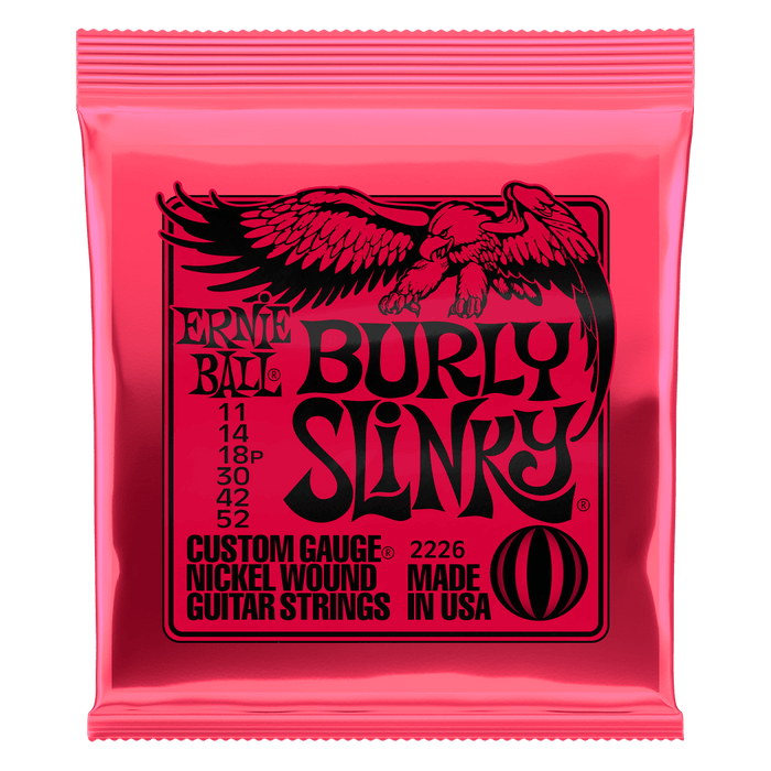 Ernie Ball 2226 Burly Slinky 11-52 Set Nickel Wound Electric Guitar Strings