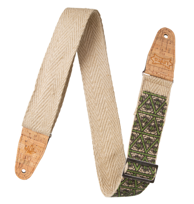 Levy's MH8P-005 2" Hemp Strap with Illuminati Print