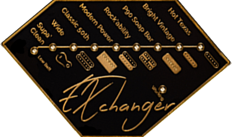 Keyztone EXchanger Pickup Enhancer Guitar Pedal Pickup Remodeler