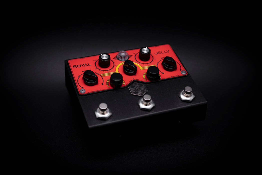 BeetronicsFX Royal Limited Edition Black Anodized Jelly Royal Series Overdrive Fuzz