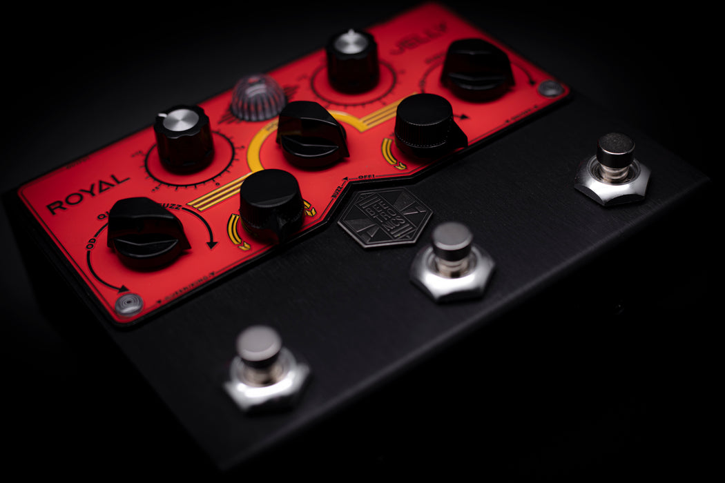 BeetronicsFX Royal Limited Edition Black Anodized Jelly Royal Series Overdrive Fuzz