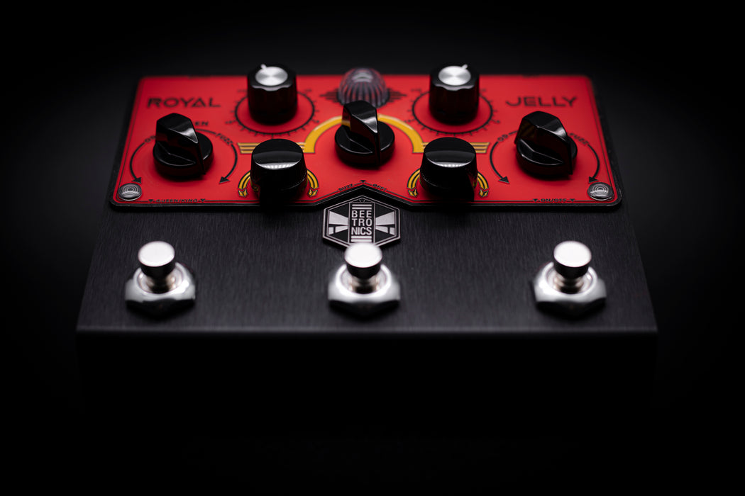 BeetronicsFX Royal Limited Edition Black Anodized Jelly Royal Series Overdrive Fuzz
