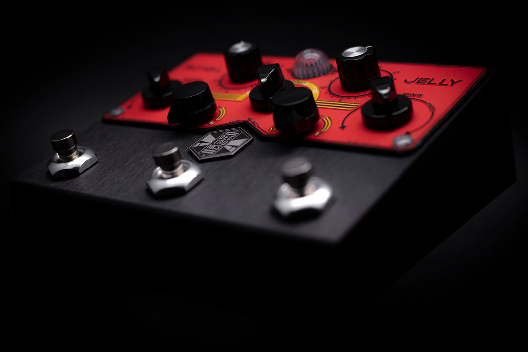 BeetronicsFX Royal Limited Edition Black Anodized Jelly Royal Series Overdrive Fuzz
