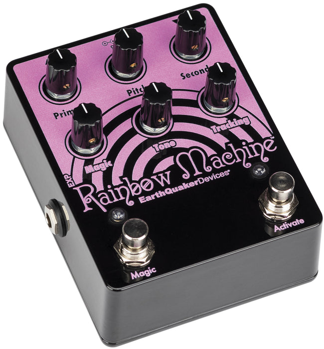 Earthquaker Devices Limited Edition Pink on Black Rainbow Machine Polyphonic Pitch-Shifter Pedal