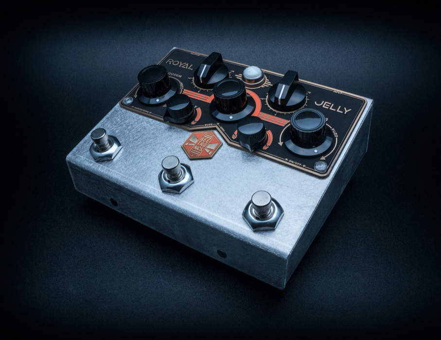 BeetronicsFX Royal Jelly Royal Series Overdrive Fuzz Guitar Effect Pedal
