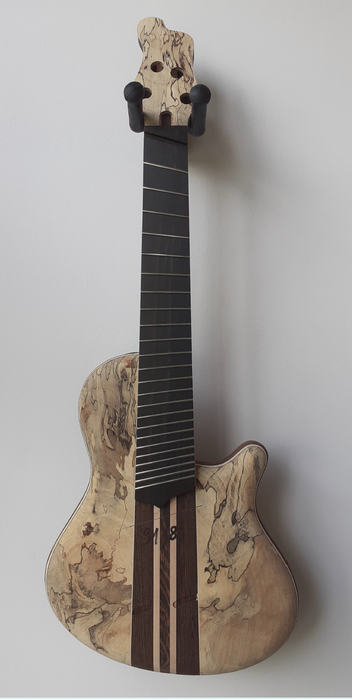 Mayones Cali4 Cali 4 VF Bass V Frets Spalted Maple Ebony Fingerboard Aguilar OBP-3