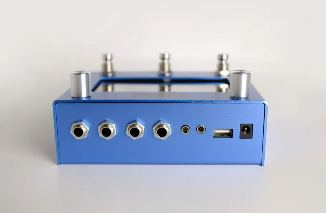 Poly Effects Beebo Visual Multi Modulation/ Quad Channel Delay/Reverb/Mixer/Cab Simulator Blue Version