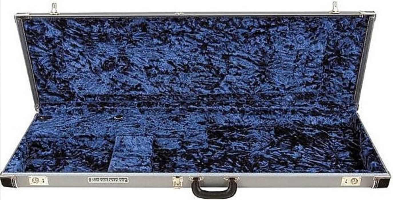 Rickenbacker 381 381/12 Vintage Style Silver Hard Case