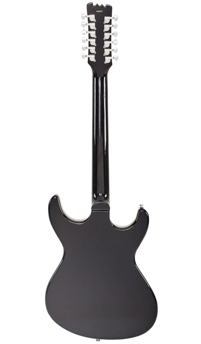 Eastwood Sidejack Standard 12 String Sunburst with Chrome Hardware