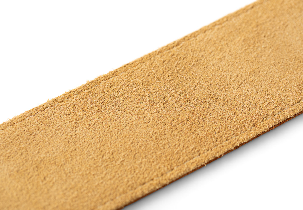 Taylor Strap Med Brown Leather Suede Back 2.5"