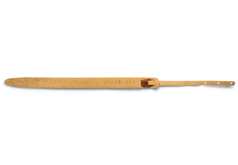 Taylor Strap Med Brown Leather Suede Back 2.5"