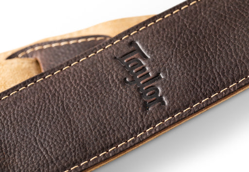 Taylor Strap Chocolate Brown Leather Suede Back 2.5"