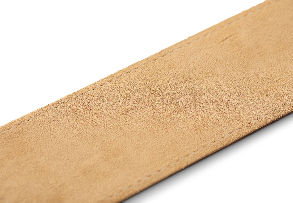 Taylor Strap Chocolate Brown Leather Suede Back 2.5"