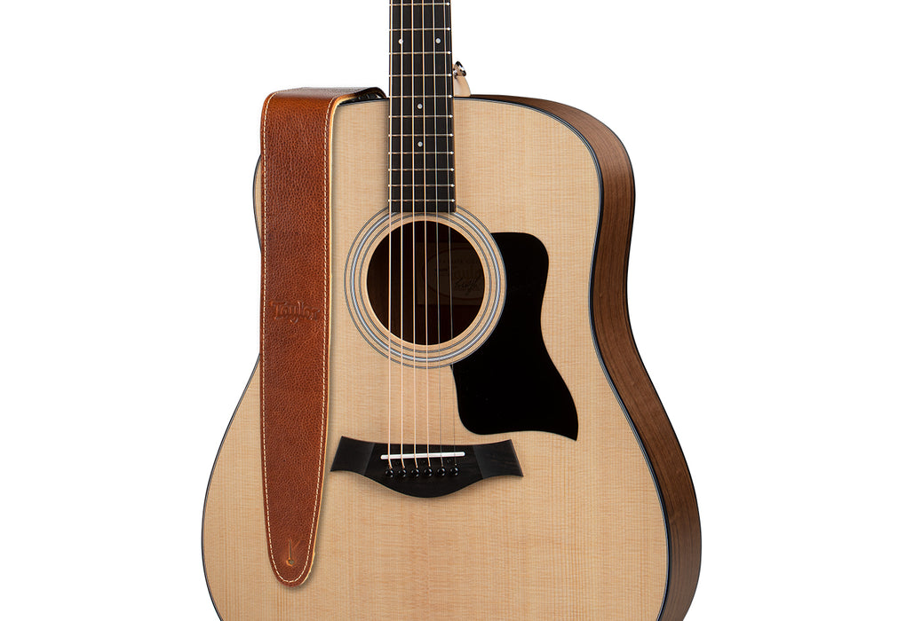 Taylor Strap Med Brown Leather Suede Back 2.5"