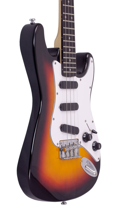 Eastwood S Style 4 String Tenor Guitar - Sunburst With Gig Bag