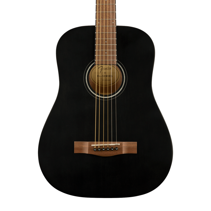 Fender FA-15 3/4 Scale Black Acoustic Guitar With Gig Bag