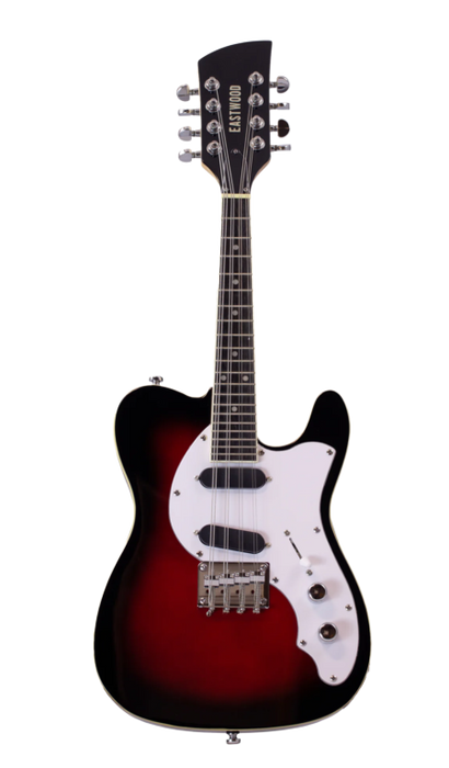 Eastwood Limited Edition Mandocaster Only 24 Made Redburst