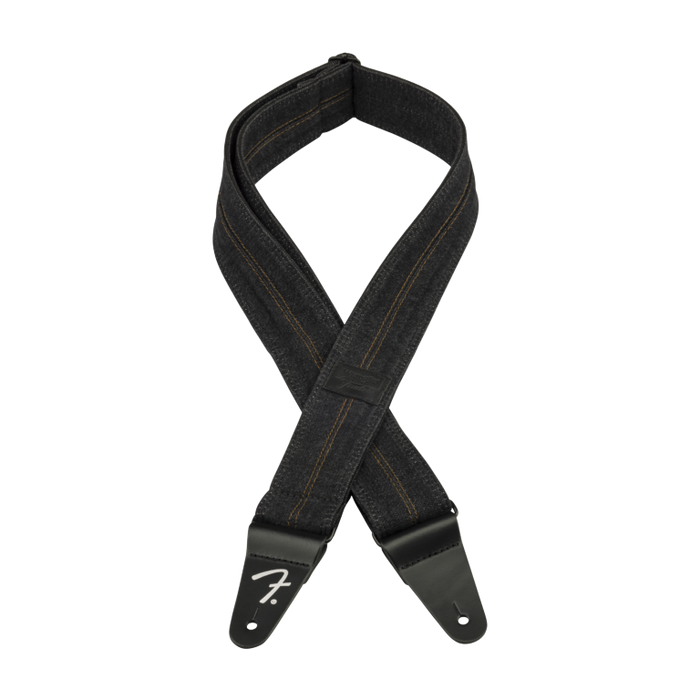 Fender x Wrangler Riveted Denim Strap Black