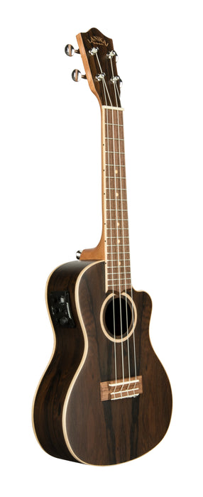 Lanikai ZR-CEC Ziricote Concert with Kula Preamp Acoustic Electric Ukulele
