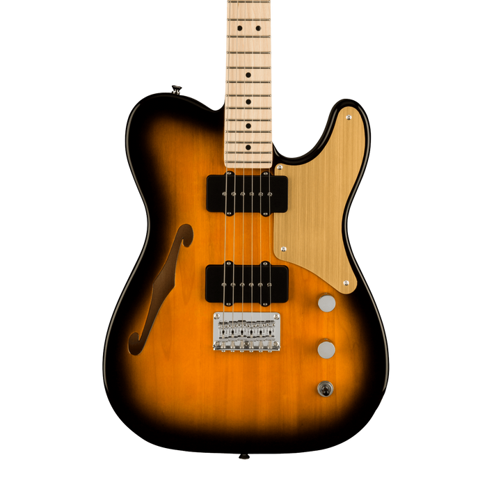 Squier Paranormal Cabronita Telecaster Thinline Maple Fingerboard Gold Anodized Pickguard 2-Color Sunburst