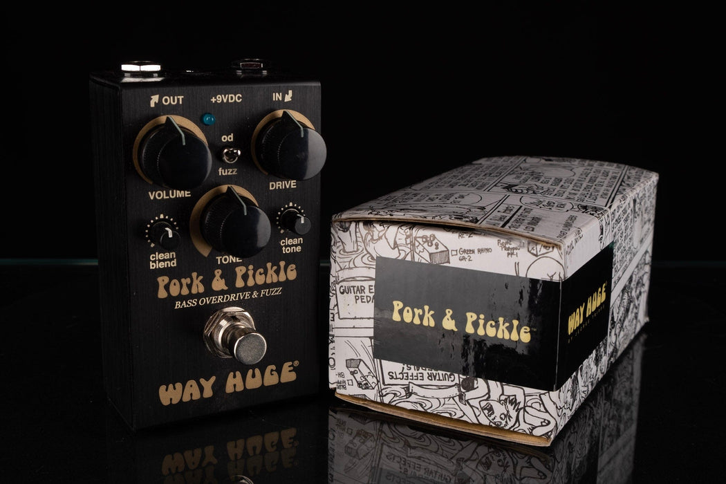 Used Way Huge WM91 Pork And Pickle Bass Overdrive Fuzz With Box