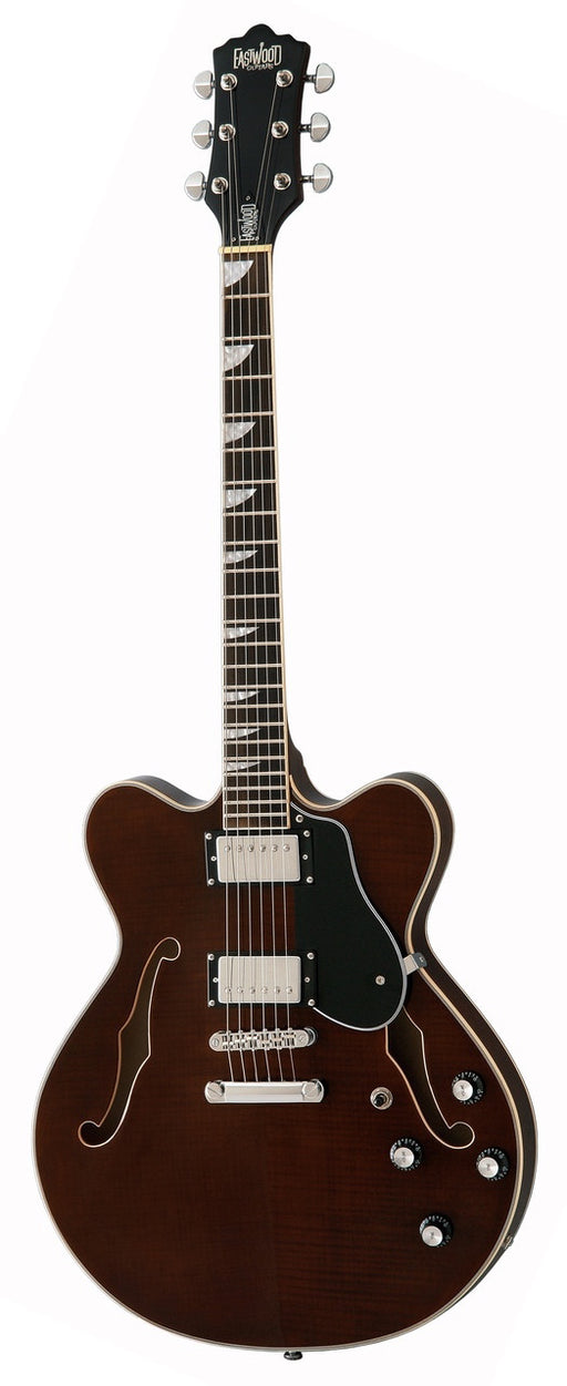 Eastwood Airline Classic 6 HB Semi Hollow Guitar Walnut