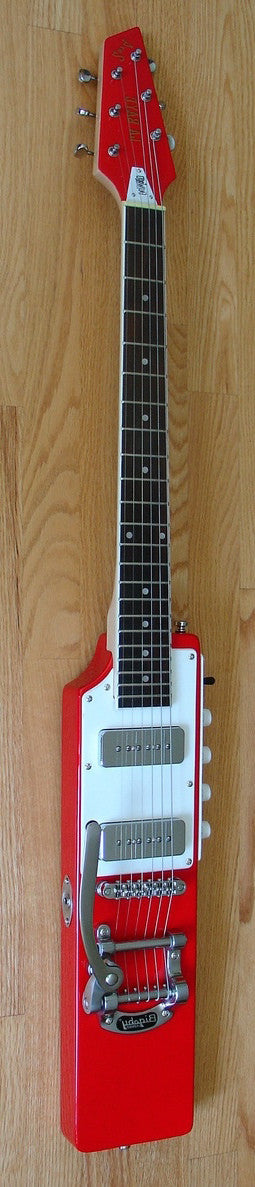 Eastwood La Baye 2x4 DEVO Left Handed Signature Model - Red