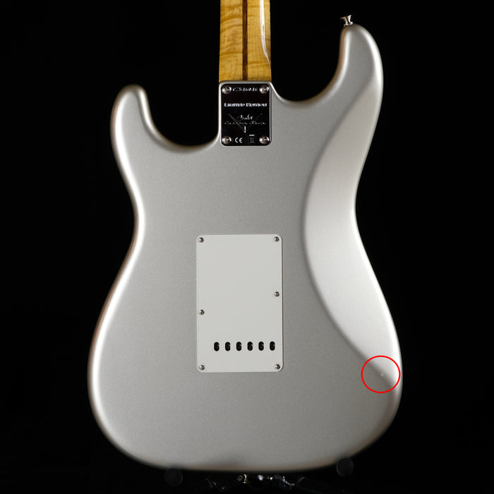 Fender Custom Shop Limited Edition American Custom Stratocaster NOS Aged Inca Silver Electric Guitar With Case