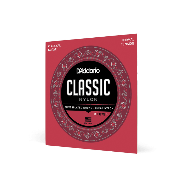 D'Addario EJ27N Set Student Clear/ Silver Normal Tension Strings