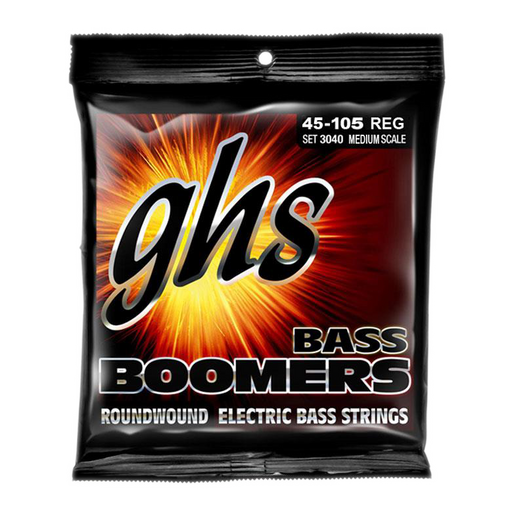 GHS 3040 Bass Boomers Medium Scale Regular Electric Bass Strings