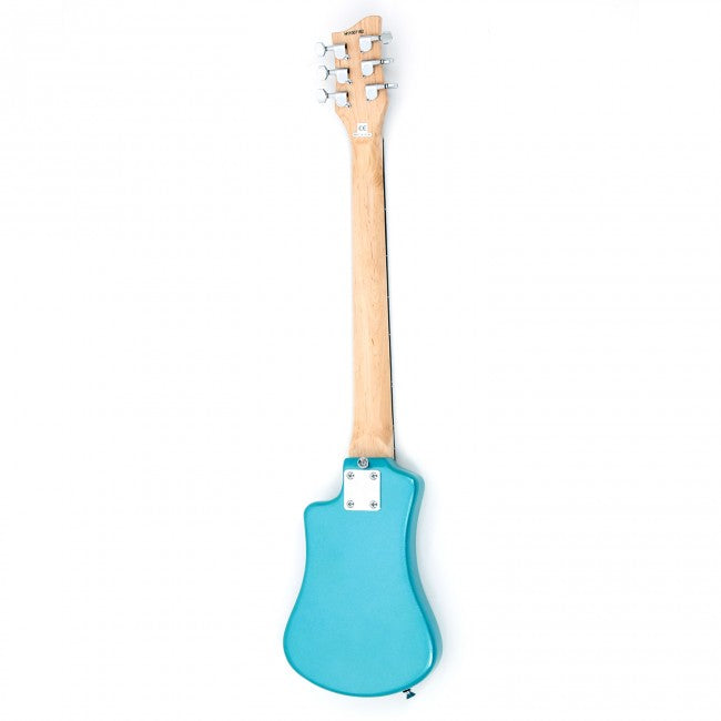 Hofner Shorty Travel Guitar Blue With Gig Bag