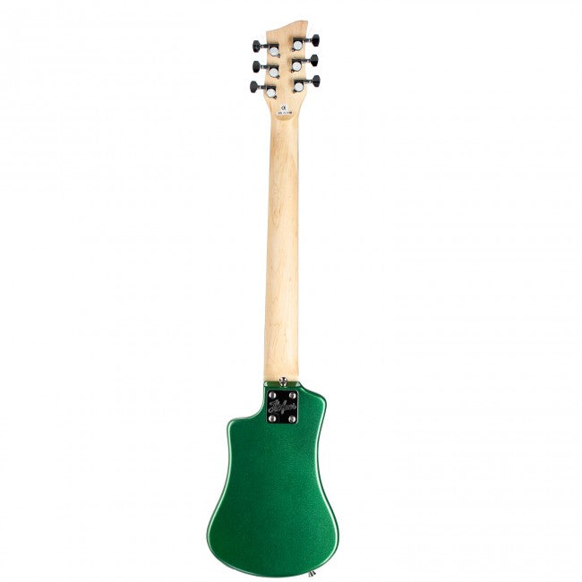 Hofner Shorty Travel Guitar Cadillac Green With Gig Bag