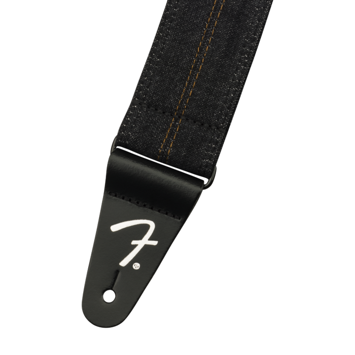 Fender x Wrangler Riveted Denim Strap Black